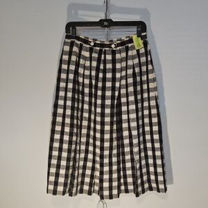 Black and White Checkered Skirt (1145)